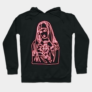 Pink Neon - Immaculate Heart of Mary Hoodie